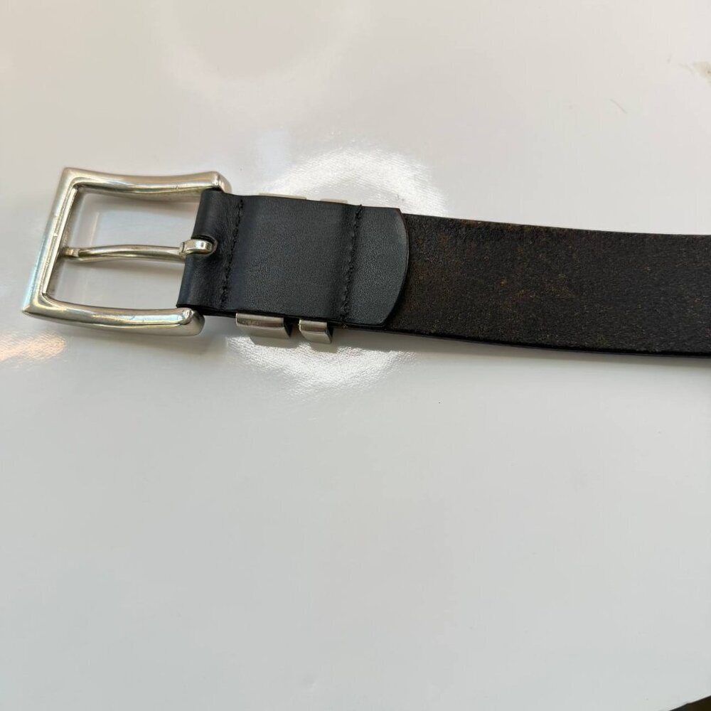 Levi’s Genuine Leather Belt – Classic Black - Size 34-36 - Picture 6 of 12
